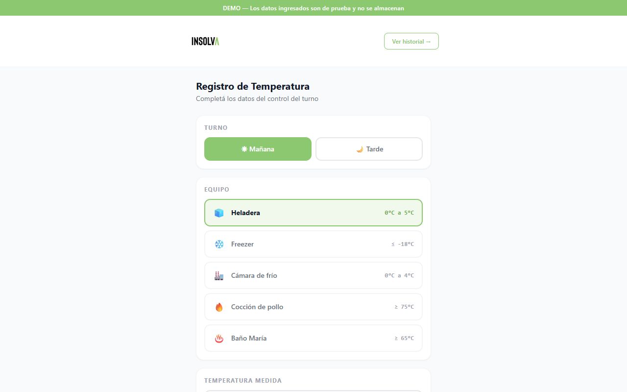 HACCP Temperaturas
